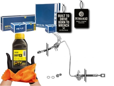 Шланг гальмівний elast. opel задня astra combo meri #petrolhead pro+ kit15 фото №1