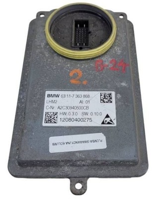BMW 7 F01 F02 moduł Sterownik LED lampy reflektora