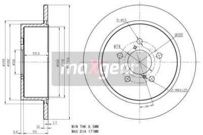 19-2356 DISCO HAM. SUBARU T. LEGACY 03-  