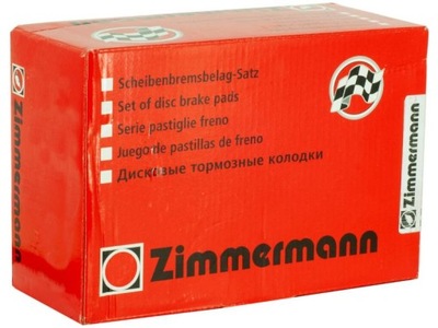 КОЛОДКИ КОМПЛЕКТ ZIMMERMANN 10990.156.3