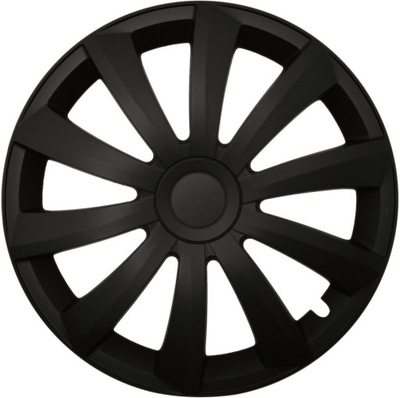 WHEEL COVERS 16 BLACK GRAL AUDI BMW KIA FORD OPEL SKOD  