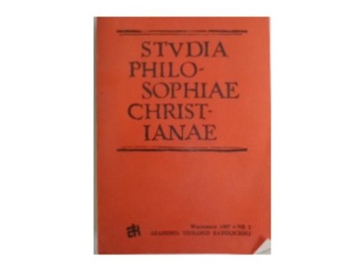 Stvdia Philosophiae Christiane nr 2 z 1987 roku