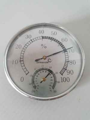 Termometr i higrometr czasy PRL >>