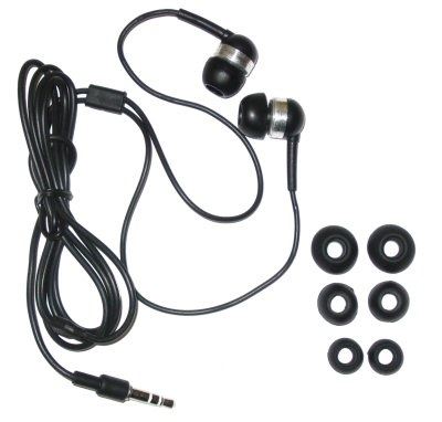 Słuchawki czarne + gumki 3 komplety ZS2e