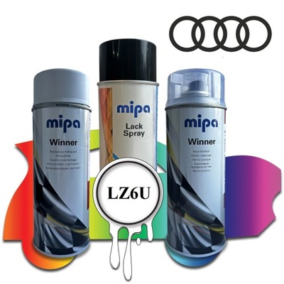 JUEGO MIPA PODKLAD, BAZA, COLOR AUDI LZ6U SPRAY 1200 ML  