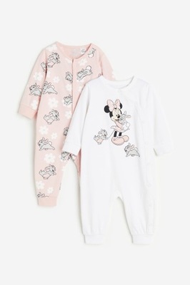 NOWY 2-PAK PAJACYKÓW MINNIE H&M 74