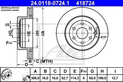 24.0118-0724.1 DISCO HAM.TYL NISSAN NAVARA 05-  