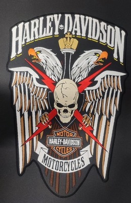 Naszywka haftowana haft Harley Davidson 