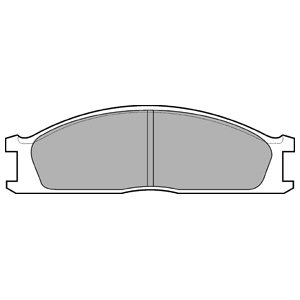 ZAPATAS DE FRENADO DELPHI LP726  