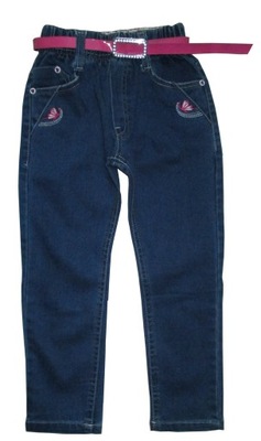 Spodnie dżinsowe jeansowe dziewczęce 110 Jeans