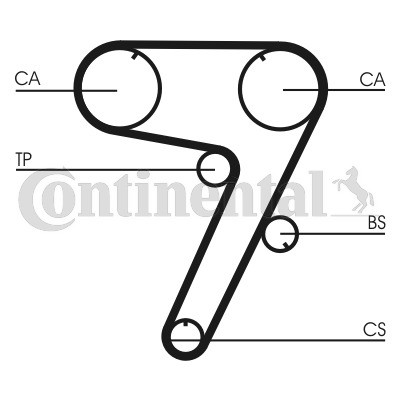 CORREA DISTRIBUCIÓN CT931  