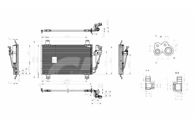 HART CONDENSADOR CONDENSADOR DE ACONDICIONADOR MAZDA 2 14-  