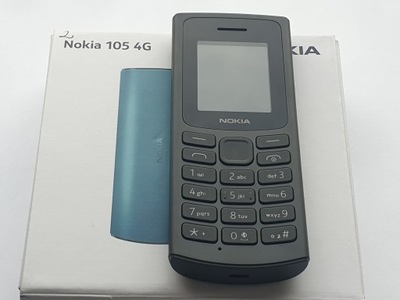 Nokia 105 4G 4 MB / 4 GB czarny komplet bez blokady