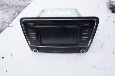 Радио cd 3t0035156g skoda superb ii 2 lift фото №1