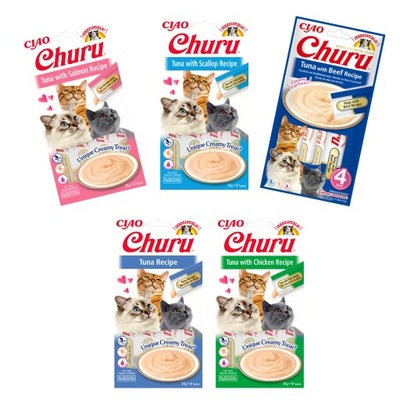 Smakołyki Inaba Cat Churu Tuna Mix Smaków 20 x 14g