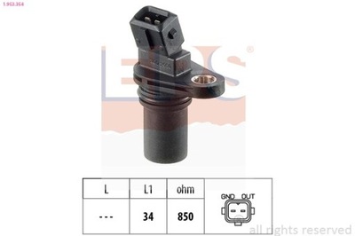 SENSOR POSICIÓN DE EJE CIGÜEÑAL MITSUBISHI COLT 1,3 04- 1-953-354  