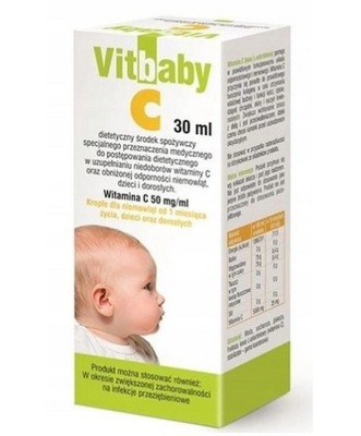 VITBABY C krople 30 ml Dla Niemowląt Od 1 miesiąca