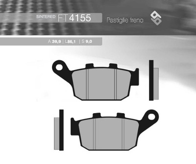 BRENTA ZAPATAS DE FRENADO KH496 SPIEK CB500R/X 13-16  