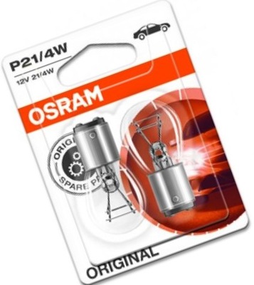 ЛАМПОЧКА OSRAM P21W/4W 12V 21/ 4W ЛАМПОЧКИ X2