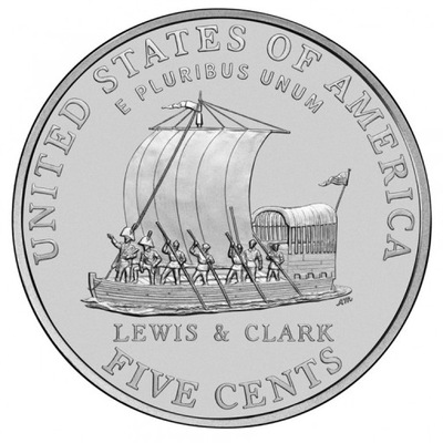USA - 5 centów - Keelboat Nickel 2004 P