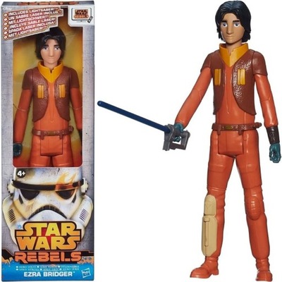 STAR WARS GWIEZDNE WOJNY JEDI EZRA BRIDGER 30cm