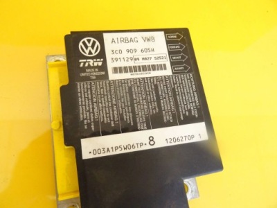 Модуль датчик подушка безопасности seat leon 3c0909605h nr897 фото №1
