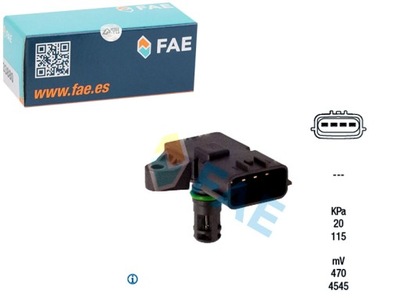 SENSOR DE PRESIÓN W KOLEKTORZE SSACYM SMART FORTWO 1.0 01.07- FAE  