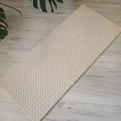 Dywan prostokątny boho ze sznurka 60cmx120cm