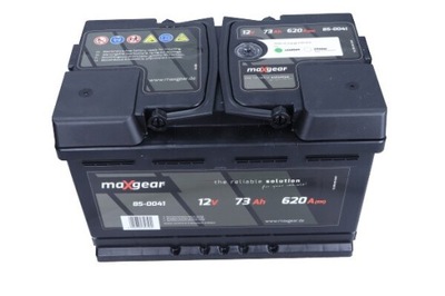 BATTERY 12V 73AH/620A L- 278X175X190 DL./SZER./WYS Z OCZKIEM KONTROLNYM  