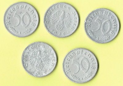 NIEMCY 50 Reichspfennig 1940 r. A