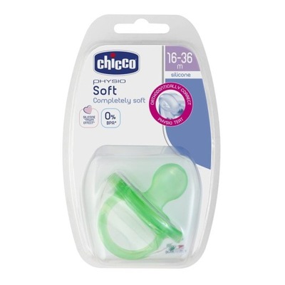 CHICCO Smoczek PHYSIO SOFT silikon 16-36m+ 1szt