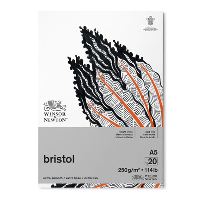 Blok Winsor & Newton Bristol Pad A5 250g 20a