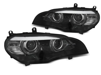 FAROS PARTE DELANTERA ANGEL EYES DIODO LUMINOSO LED DRL BMW X5 E70 07-13  