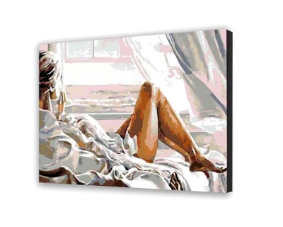 Kobieta - Obraz do Malowania po numerach 40x50cm