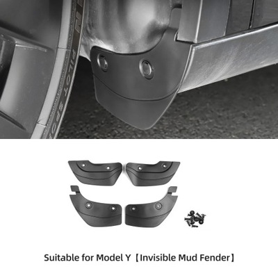 LUCKEASY PARA TESLA MODELO 3 MODELO Y 2020-2023 INVISIBLE MUD FENDERS M~52326  