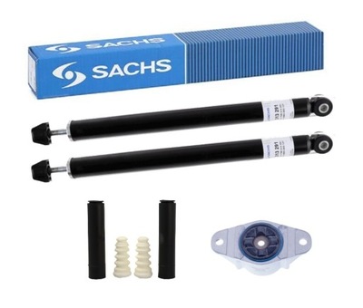 Амортизаторы sachs задняя набор отбойники крепления ford focus 2 ii 04- фото №1