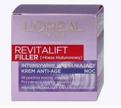 L'Oréal Paris Revitalift Filler Krem na noc 50 ml