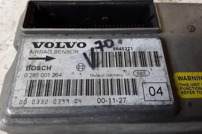 Модуль подушка безпеки volvo v70 ii sw 8645271 2.4l дизель 120kw 2002 фото №1