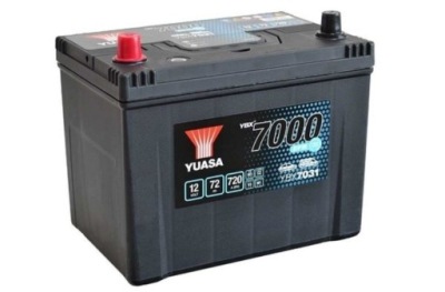 Акумулятор 12v 72ah 720a l+ azja efb yuasa ybx7031 фото №1