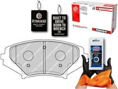 Тормозные колодки тормозные mazda rx-8 1.3 08.03-06.12 ferodo #petrolhead pro+ kit3 фото №1