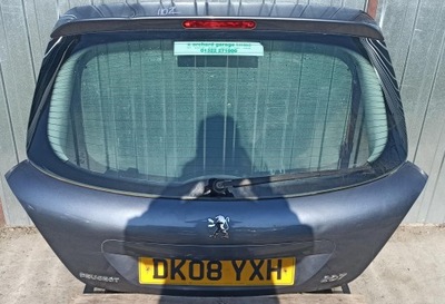 Крышка багажника задняя стекло peugeot 207 hb 5d фото №1