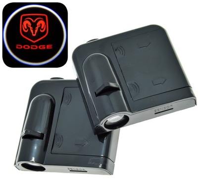 Dodge Led Logo Projektor Lampka! Bezprzewodowy HD