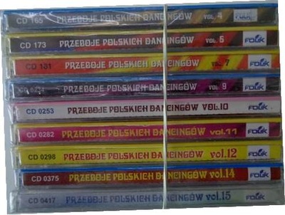Przeboje polskich dancingow vol 4,5,7,9-12,14,15