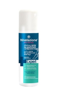 NIVELAZIONE CHŁODZĄCY SPRAY NA OPUCHNIĘTE NOGI szybka ulga 150ml