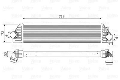 VALEO 818561 RADUADOR AIRE DE CARGA  