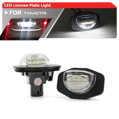 PARA TOYOTA ALPHARD COROLLA AURIS SCION DIODO LUMINOSO LED ILUMINACIÓN TABLAS REJESTRACYJNEJ 