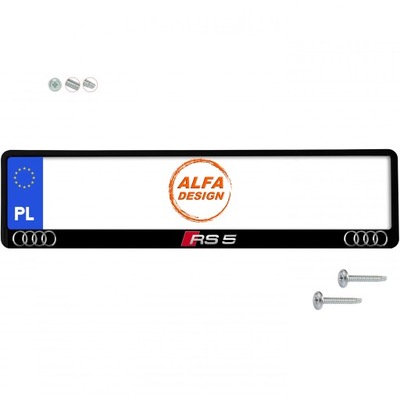 CUADRO TABLAS REJESTRACYJNEJ AUDI RS5 LIMITED 1 PIEZAS WKRETY REGALO  