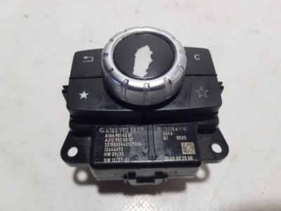 Mercedes ml w166 панель контроллер idrive джойстик ручка радио 1669002609 фото №1