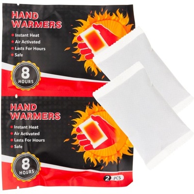 OGRZEWACZ DO RĄK DŁONI HAND WARMER 2 SZT 8 GODZIN