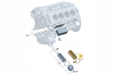 Оригинальный фильтр масла om177 фото №1
